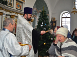 В день Навечерия Богоявления настоятель Казанского храма иерей Максим Богомолов совершил чин Великой Агиасмы
