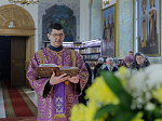 В субботу первой седмицы Великого поста епископ Россошанский и Острогожский Дионисий возглавил богослужение в храме святого мученика Иоанна Воина города Богучара