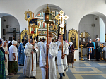 В день Преображения Господня в Казанском храме города Павловска совершились праздничные богослужения