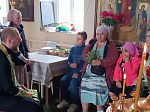В храме святых апостолов Петра и Павла села Петропавловка прошла встреча с семьями участников специальной военной операции