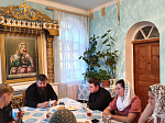 Благочинный Каменского церковного округа иерей Сергий Папин встретился с молодежным активом благочиния