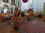 Епископ Россошанский и Острогожский Дионисий совершил Литургию в храме святых апостолов Петра и Павла с. Репьевка