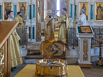 В день памяти апостола Андрея Первозванного епископ Дионисий возглавил богослужение в Свято-Ильинском кафедральном соборе города Россошь