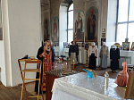 В День Победы в храме Преображения Господня села Заброды совершили благодарственный молебен и панихиду