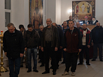 В преддверии престольного праздника Архипастырь совершил всенощное бдение в Покровском храме с. Шапошниковка Ольховатского района