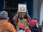 Епископ Россошанский и Острогожский Дионисий совершил Литургию в храме святых апостолов Петра и Павла с. Репьевка