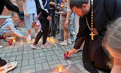 Акция "Свеча памяти" в Подгоренской школе