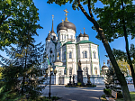 Торжественное соборное богослужение в праздник Собора Воронежских святых было совершено в Благовещенском кафедральном соборе города Воронежа