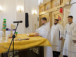 В день престольного праздника Архипастырь совершил Божественную литургию в храме Всемилостивого Спаса города Россошь