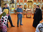 В Казанском храме поселка Каменка прошла встреча с представителями пожарной охраны