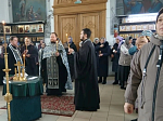 Соборная панихида в годовщину специальной военной операции в храме святого мученика Иоанна Воина города Богучара