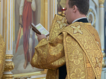 Правящий Архиерей возглавил торжественное богослужение в Тихоновском соборном храме города Острогожска и освятил новонаписанные фрески