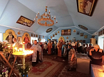 В храме Рождества Пресвятой Богородицы города Россошь молитвенно отметили престольный праздник