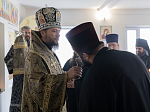 В пятницу 3-й седмицы Великого поста епископ Дионисий совершил Литургию Преждеосвященных Даров в Троицком храме с. Елизаветовка