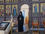 Архипастырь совершил воскресное богослужение в Воскресенском соборном храме Белогорского мужского монастыря