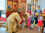 Божественная литургия в Неделю Всех святых в слободе Шапошниковка