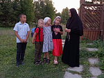 Юные паломники в Костомарово