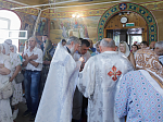 В праздник Преображения Господня Правящий Архиерей совершил Божественную литургию в храме Преображения Господня города Острогожска