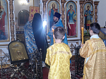 В празднование Сретения Господня благочинный совершил праздничное богослужение