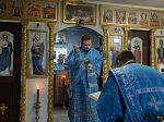 Епископ Дионисий совершил Литургию в храме в честь иконы Божией Матери «Спорительница хлебов» с. Галиевка Богучарского района