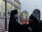 В Неделю 19-ю по Пятидесятнице епископ Дионисий совершил Божественную литургию в Воскресенском соборе Белогорского мужского монастыря
