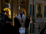 В канун Великого четверга епископ Дионисий совершил таинство Елеосвящения в Свято-Ильинском кафедральном соборе города Россоши