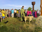 Освящение поклонного креста на въезде в хутор Дубовиково