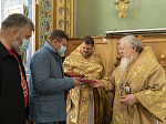 Глава Воронежской митрополии возглавил торжественные богослужения в праздник Собора Воронежских святых в Благовещенском кафедральном соборе