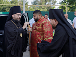 Правящий Архиерей возглавил престольное торжество храма во имя святого мученика Иоанна Воина города Богучара