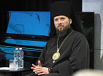 Преосвященнейший Дионисий, епископ Россошанский и Острогожский, принял участие в пресс-конференции, посвященной началу съемок фильма «Исповедь»