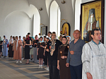 В Казанском храме города Павловска был совершен молебен для выпускников перед экзаменами