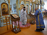 Воскресное богослужение совершено в храме иконы Божией Матери «Казанская» поселка Каменка