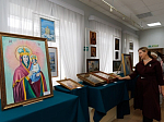 В РДК «Юбилейный» г. Калач состоялось торжественное открытие выставки «Покров Пречистой над землей Воронежской»