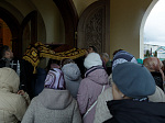 В канун Великой Субботы епископ Дионисий совершил утреню с чином погребения в Свято-Ильинском кафедральном соборе города Россоши