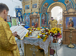Архипастырь совершил Божественную литургию в храме Благовещения Пресвятой Богородицы села Лосево Павловского района