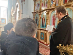 Ученики Марьевской СОШ посетили Преображенский храм села Заболотовка