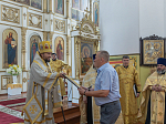 Правящий Архиерей совершил Божественную литургию в храме святых апостолов Петра и Павла с. Репьевка