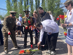 В поселке Каменка прошли торжественные мероприятия, приуроченные к Дню Победы