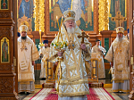 Епископ Россошанский и Острогожский Дионисий сослужил Преосвященным Архипастырям за богослужением в Благовещенском кафедральном соборе города Воронежа