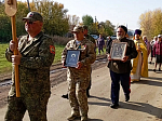 В селе Караяшник состоялся крестный ход к памятнику местночтимого святого Димитрия (Самбикина), архиепископа Казанского и Свияжского