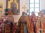 Епископ Россошанский и Острогожский Дионисий совершил Божественную литургию в Георгиевском храме с. Манино Калачеевского района