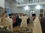 В Неделю по Рождестве Христовом Правящий Архиерей совершил Божественную литургию в храме иконы Божией Матери «Казанская» пгт. Каменка