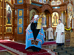 Епископ Россошанский и Острогожский Дионисий сослужил Преосвященным Архипастырям за богослужением в Благовещенском кафедральном соборе города Воронежа