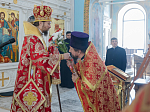 Епископ Россошанский и Острогожский Дионисий совершил Божественную литургию в храме Успения Пресвятой Богородицы г. Калач