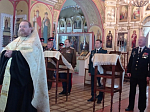 В Михайло-Архангельском храме Острогожска состоялась торжественная церемония принятия присяги кадет-пятиклассников 