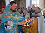 Присяга казаков в Успенском храме села Трехстенки