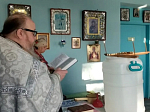 В Крещенский сочельник на сельских приходах Верхнемамонского района был совершен чин Великого освящения воды