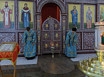 В праздник Сретения Господня Преосвященнейший епископ Дионисий совершил Литургию в Воскресенском соборе Белогорского мужского монастыря