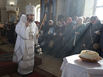 Епископ Дионисий посетил с архипастырским визитом город Богучар
