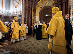 Епископ Россошанский и Острогожский Дионисий с сонмом архиереев Московского Патриархата сослужил Святейшему Патриарху Московскому и всея Руси Кириллу